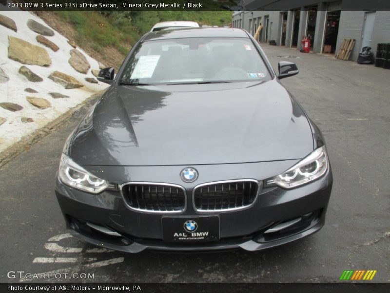 Mineral Grey Metallic / Black 2013 BMW 3 Series 335i xDrive Sedan
