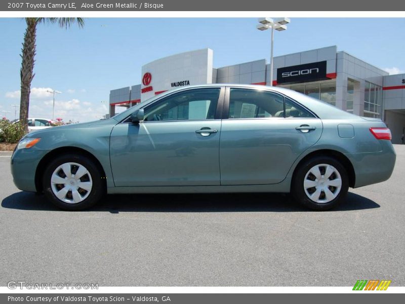 Aloe Green Metallic / Bisque 2007 Toyota Camry LE
