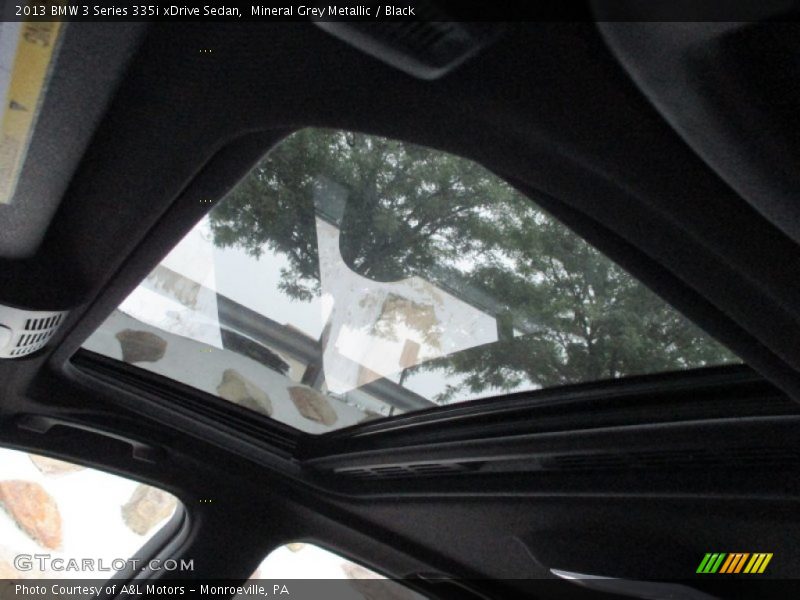 Mineral Grey Metallic / Black 2013 BMW 3 Series 335i xDrive Sedan