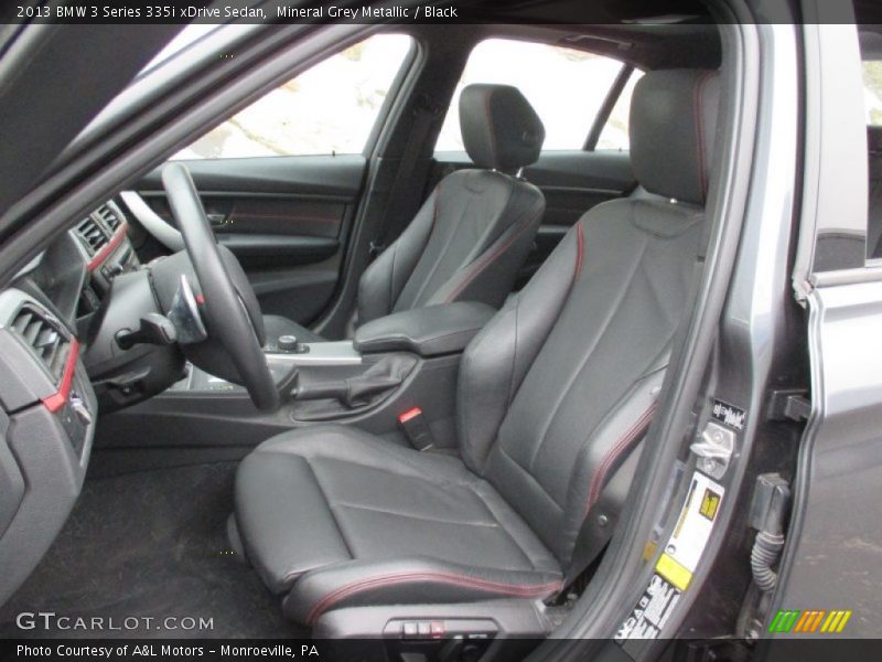 Mineral Grey Metallic / Black 2013 BMW 3 Series 335i xDrive Sedan