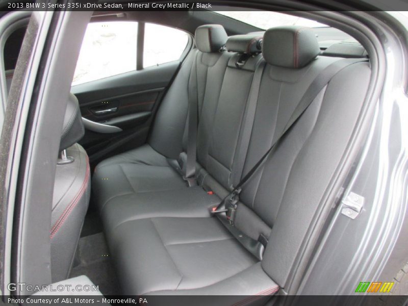 Mineral Grey Metallic / Black 2013 BMW 3 Series 335i xDrive Sedan