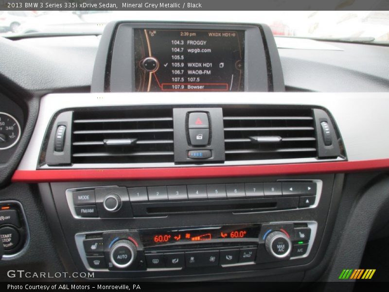 Mineral Grey Metallic / Black 2013 BMW 3 Series 335i xDrive Sedan
