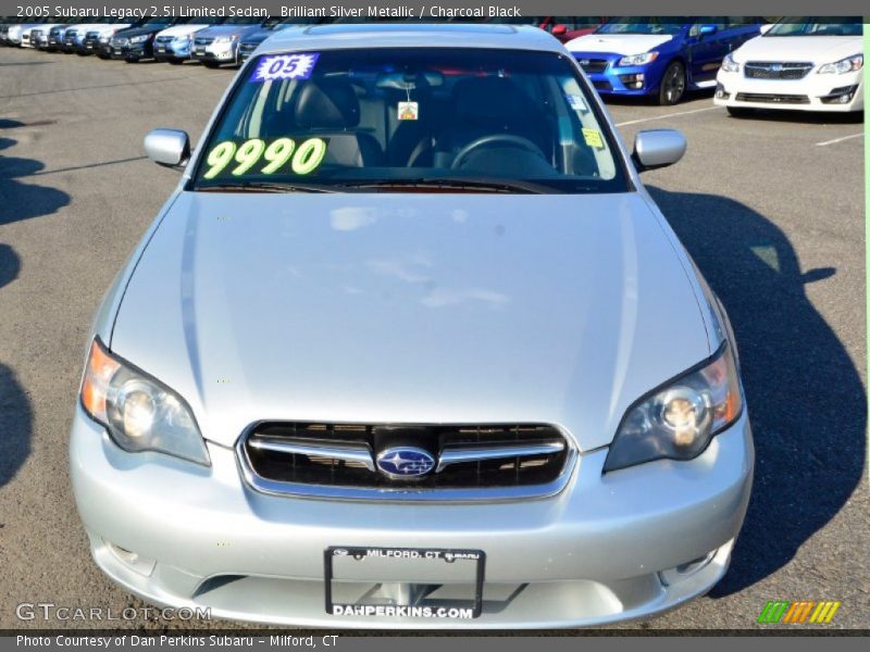 Brilliant Silver Metallic / Charcoal Black 2005 Subaru Legacy 2.5i Limited Sedan