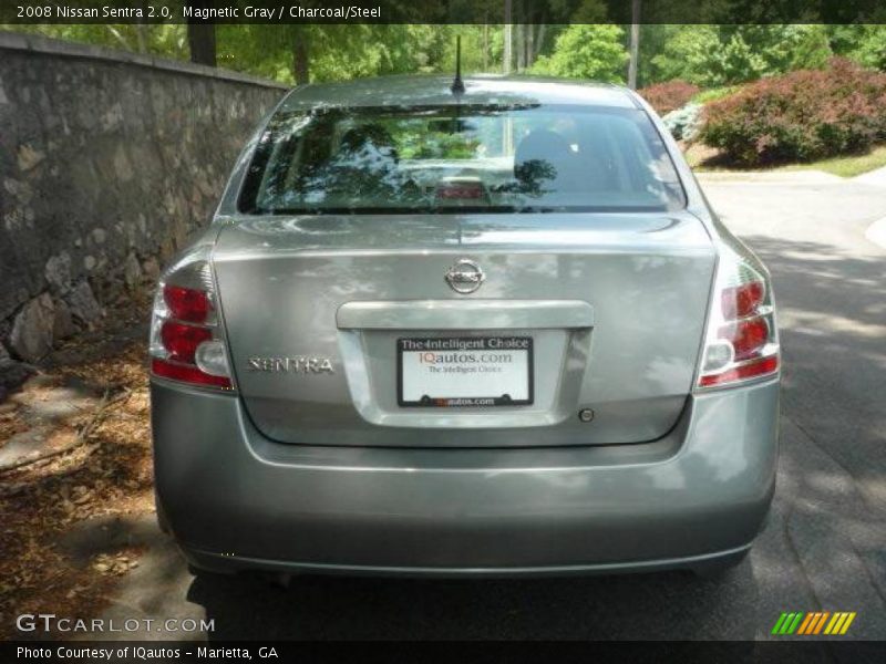 Magnetic Gray / Charcoal/Steel 2008 Nissan Sentra 2.0