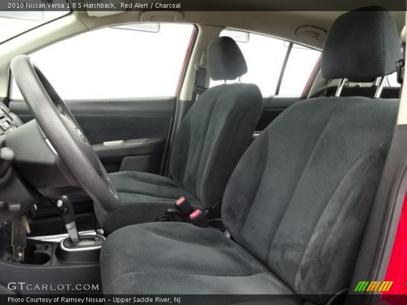 Red Alert / Charcoal 2010 Nissan Versa 1.8 S Hatchback