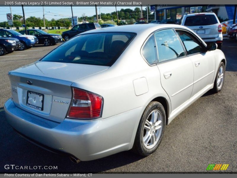 Brilliant Silver Metallic / Charcoal Black 2005 Subaru Legacy 2.5i Limited Sedan