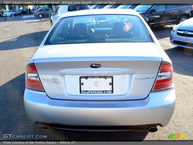 Brilliant Silver Metallic / Charcoal Black 2005 Subaru Legacy 2.5i Limited Sedan