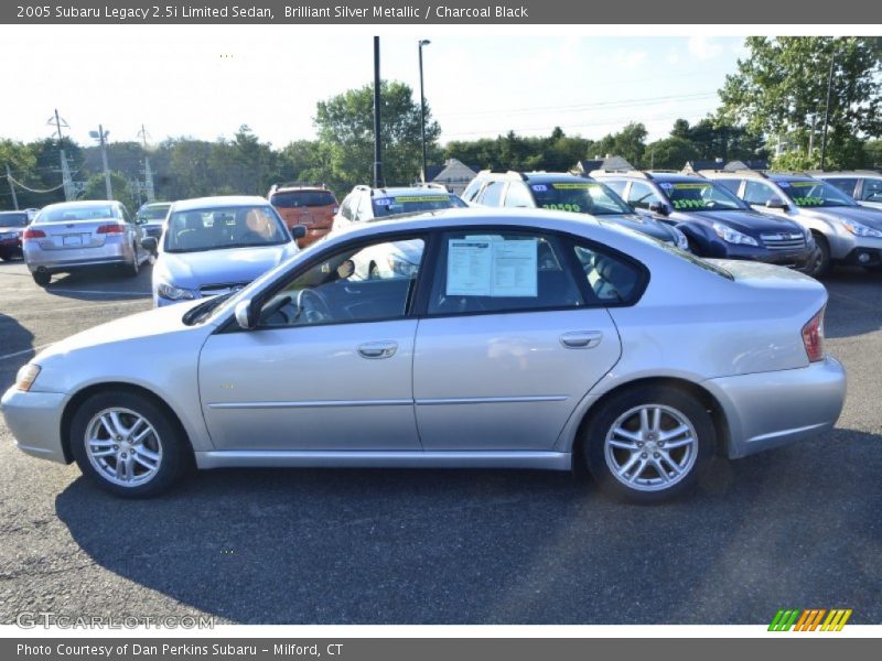 Brilliant Silver Metallic / Charcoal Black 2005 Subaru Legacy 2.5i Limited Sedan