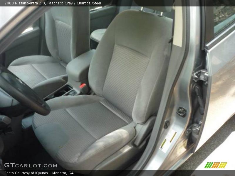 Magnetic Gray / Charcoal/Steel 2008 Nissan Sentra 2.0