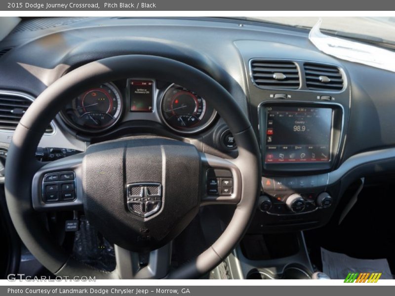 Pitch Black / Black 2015 Dodge Journey Crossroad