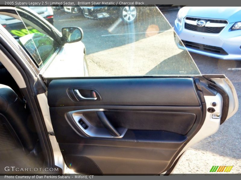 Brilliant Silver Metallic / Charcoal Black 2005 Subaru Legacy 2.5i Limited Sedan