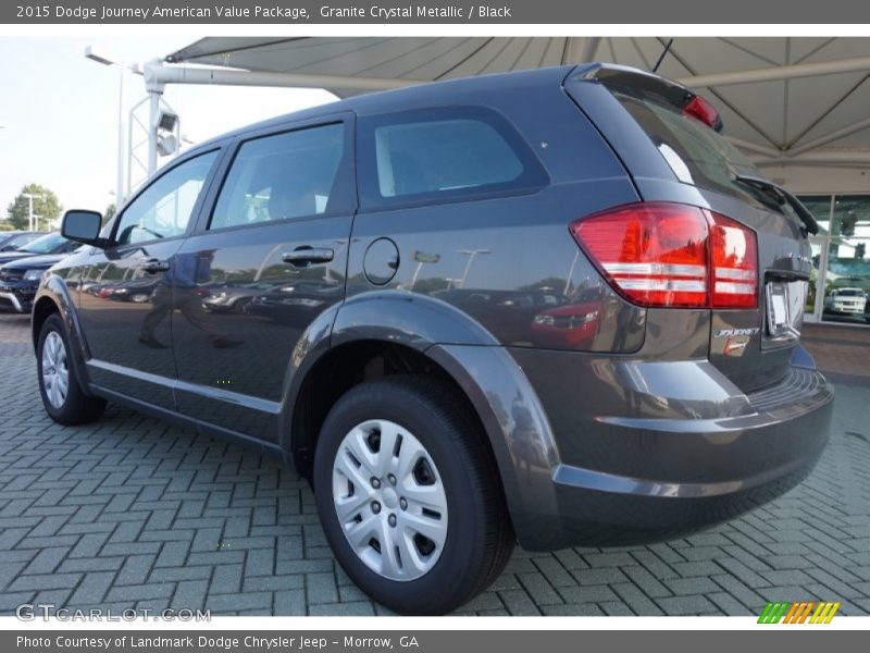 Granite Crystal Metallic / Black 2015 Dodge Journey American Value Package