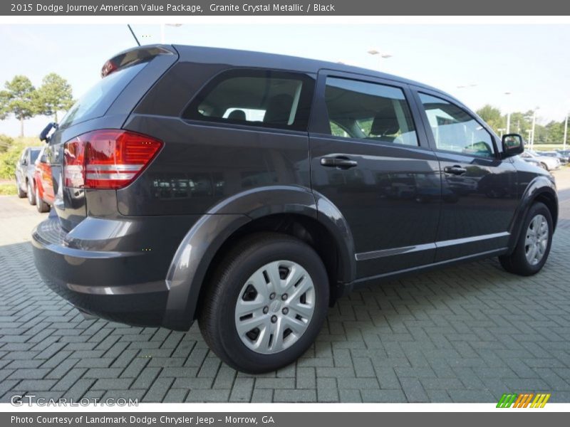 Granite Crystal Metallic / Black 2015 Dodge Journey American Value Package