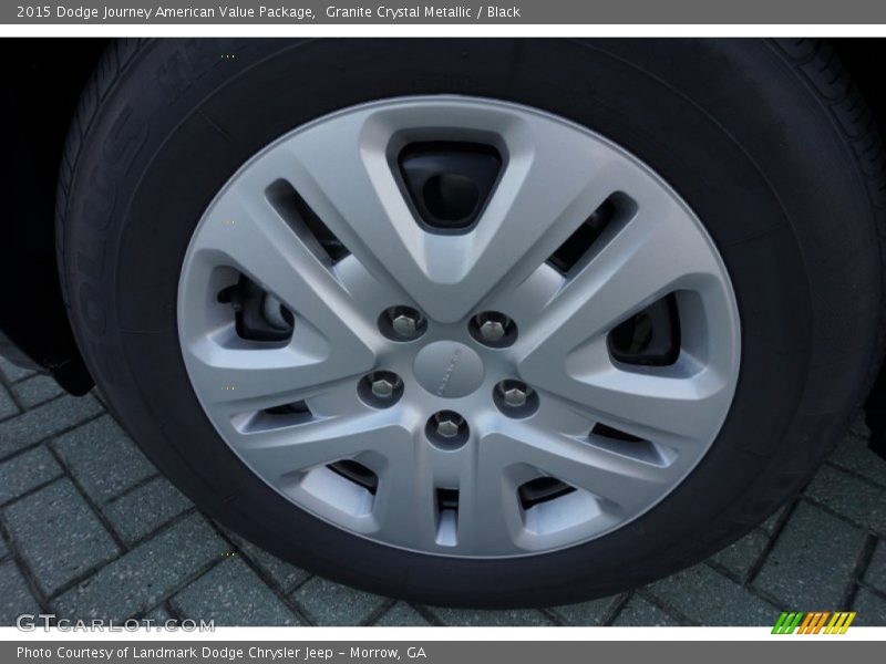 Granite Crystal Metallic / Black 2015 Dodge Journey American Value Package