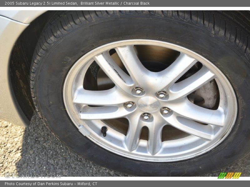 Brilliant Silver Metallic / Charcoal Black 2005 Subaru Legacy 2.5i Limited Sedan