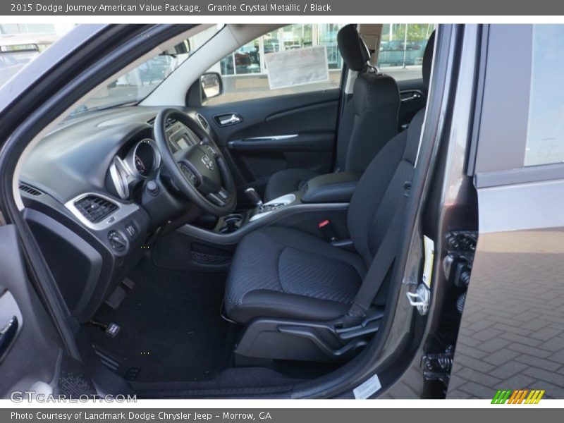 Granite Crystal Metallic / Black 2015 Dodge Journey American Value Package