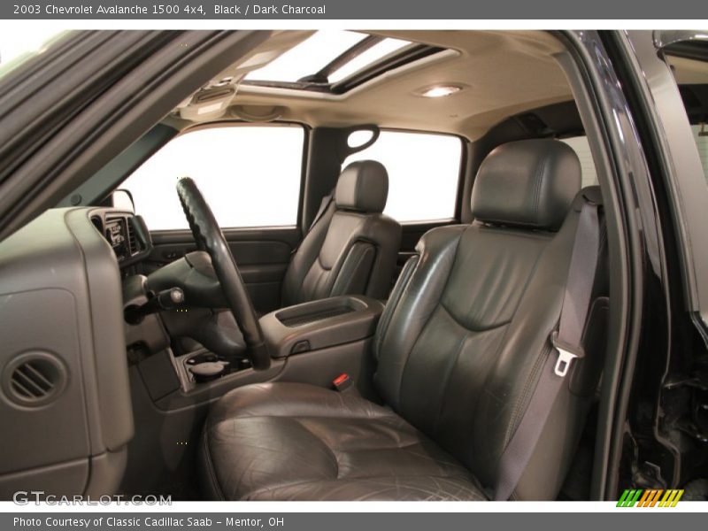 Black / Dark Charcoal 2003 Chevrolet Avalanche 1500 4x4