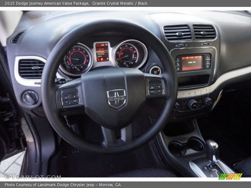 Granite Crystal Metallic / Black 2015 Dodge Journey American Value Package