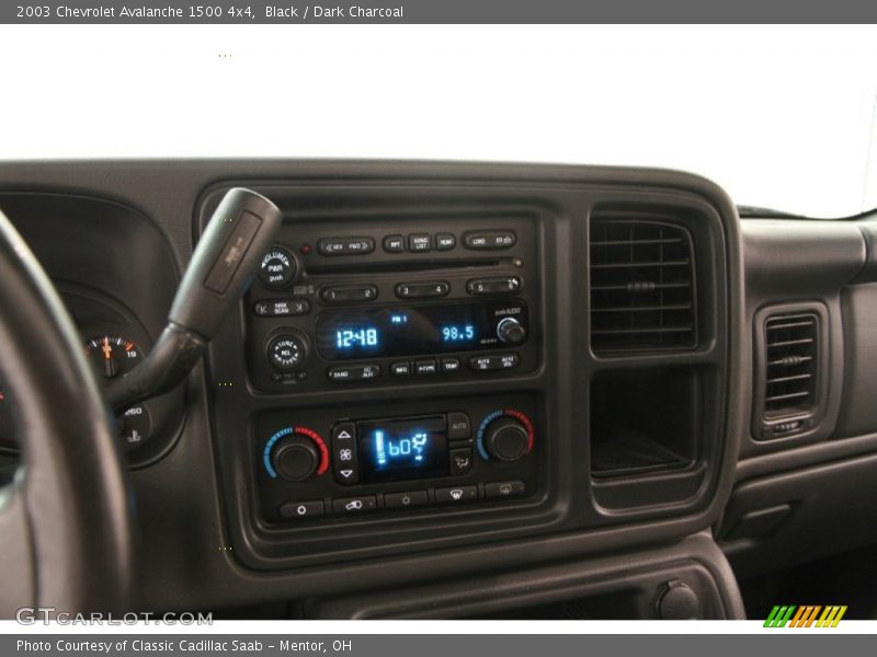Black / Dark Charcoal 2003 Chevrolet Avalanche 1500 4x4