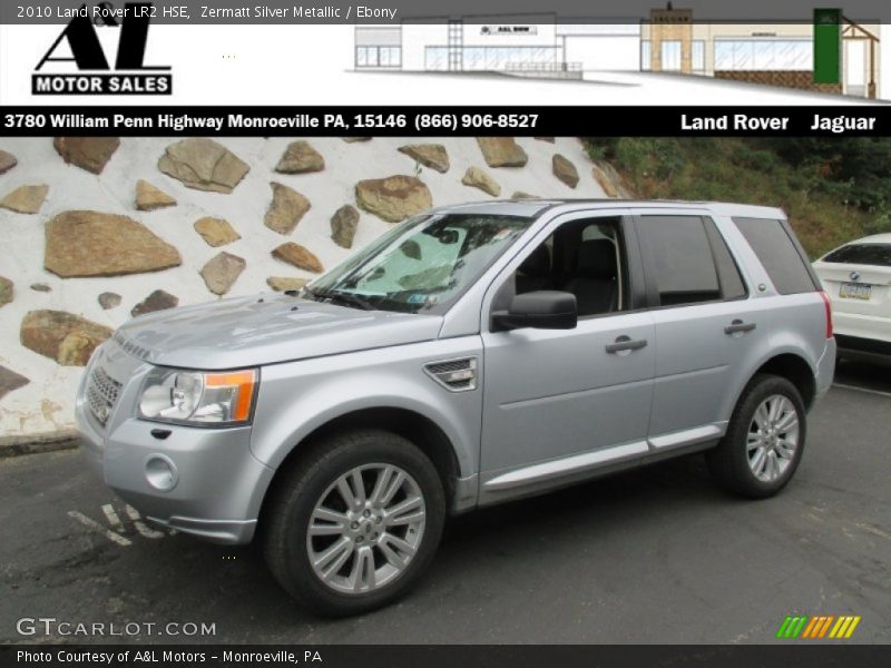 Zermatt Silver Metallic / Ebony 2010 Land Rover LR2 HSE