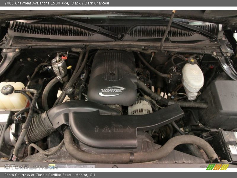Black / Dark Charcoal 2003 Chevrolet Avalanche 1500 4x4