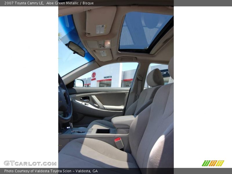 Aloe Green Metallic / Bisque 2007 Toyota Camry LE