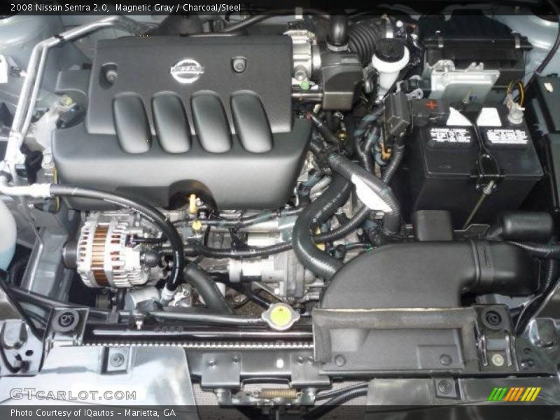 Magnetic Gray / Charcoal/Steel 2008 Nissan Sentra 2.0