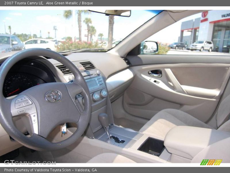 Aloe Green Metallic / Bisque 2007 Toyota Camry LE