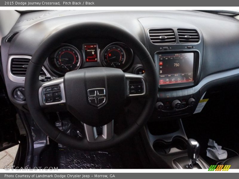 Pitch Black / Black 2015 Dodge Journey Crossroad