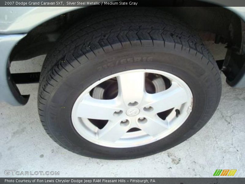Silver Steel Metallic / Medium Slate Gray 2007 Dodge Grand Caravan SXT