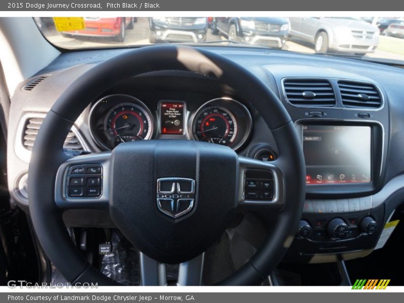Pitch Black / Black 2015 Dodge Journey Crossroad