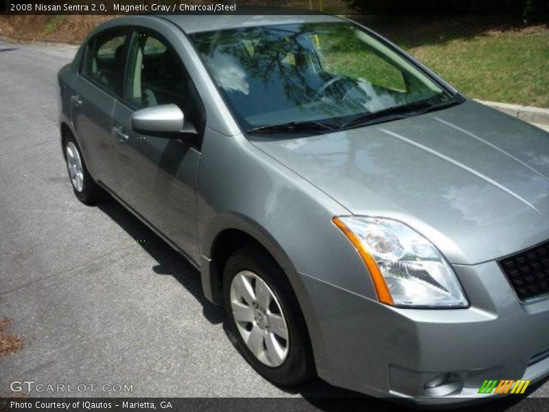 Magnetic Gray / Charcoal/Steel 2008 Nissan Sentra 2.0