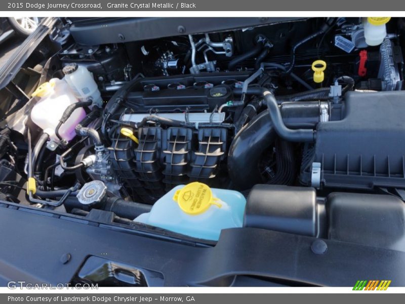 Granite Crystal Metallic / Black 2015 Dodge Journey Crossroad