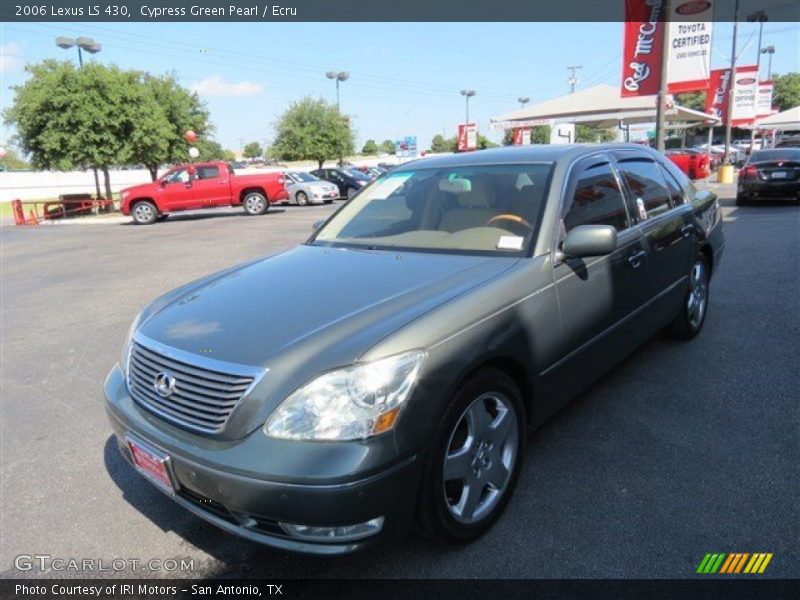 Cypress Green Pearl / Ecru 2006 Lexus LS 430