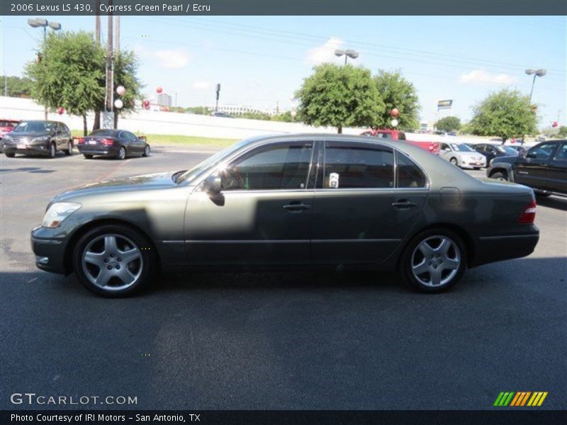 Cypress Green Pearl / Ecru 2006 Lexus LS 430