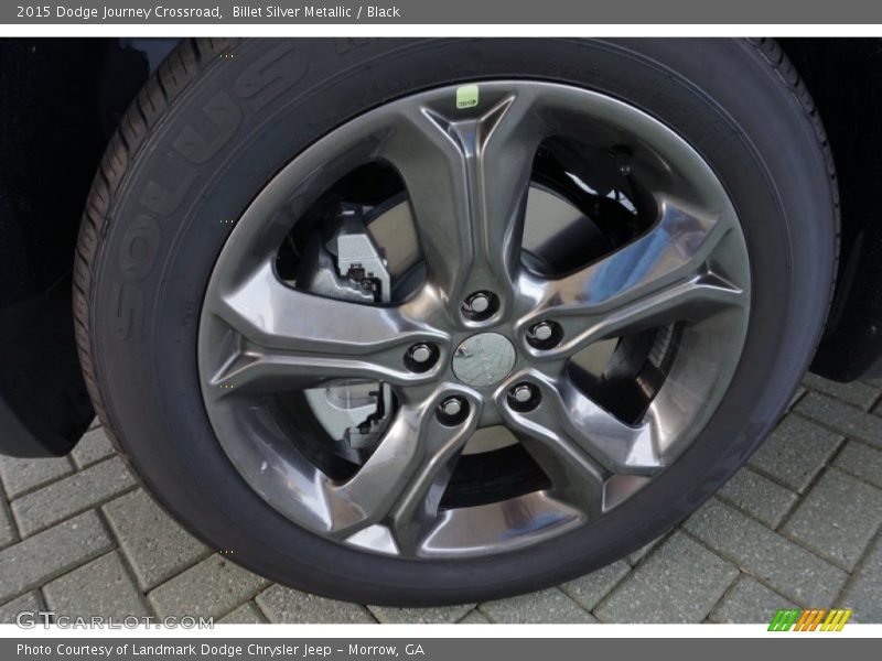 Billet Silver Metallic / Black 2015 Dodge Journey Crossroad