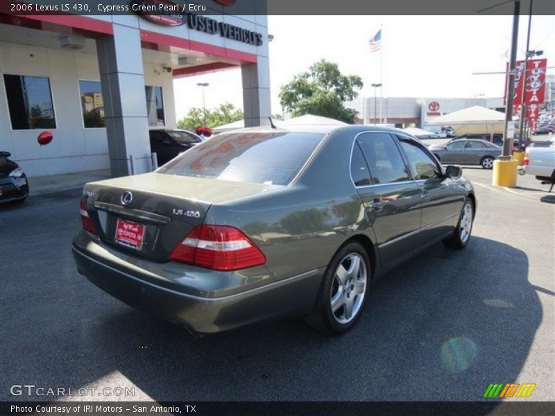 Cypress Green Pearl / Ecru 2006 Lexus LS 430