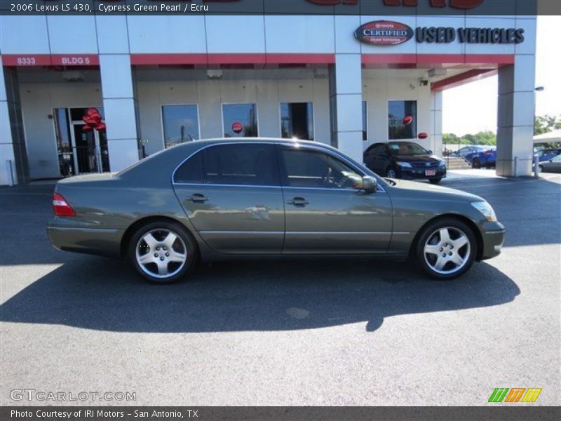 Cypress Green Pearl / Ecru 2006 Lexus LS 430