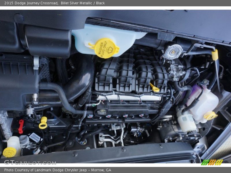 Billet Silver Metallic / Black 2015 Dodge Journey Crossroad