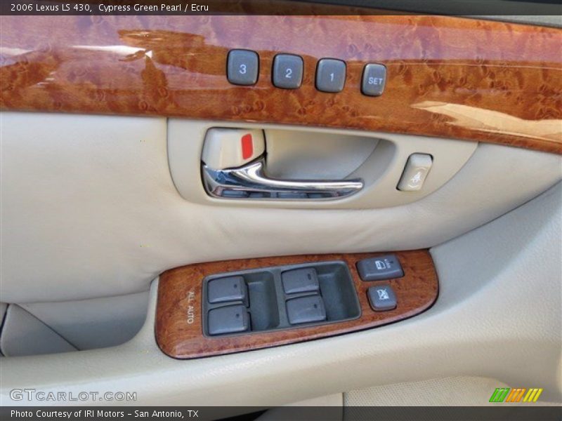 Cypress Green Pearl / Ecru 2006 Lexus LS 430