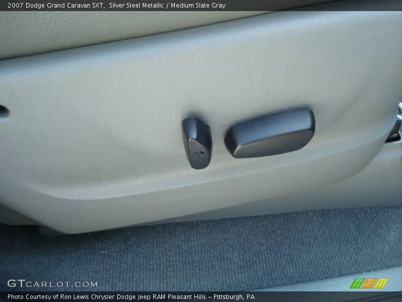 Silver Steel Metallic / Medium Slate Gray 2007 Dodge Grand Caravan SXT