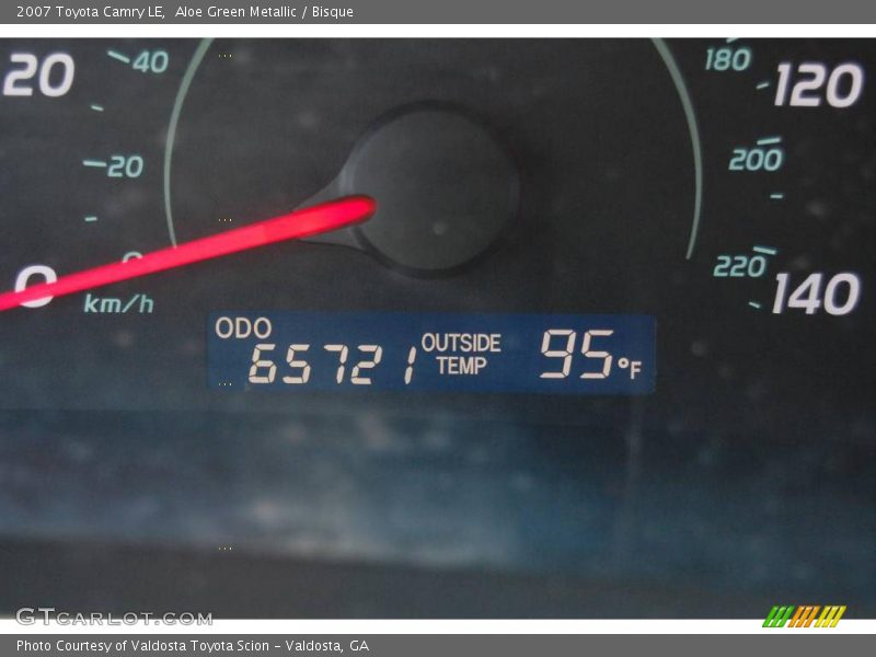 Aloe Green Metallic / Bisque 2007 Toyota Camry LE