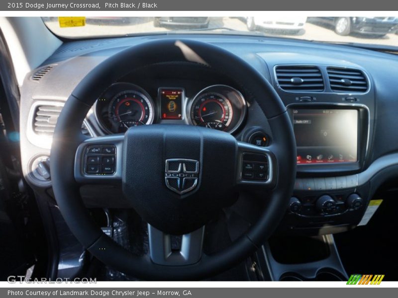 Pitch Black / Black 2015 Dodge Journey Crossroad