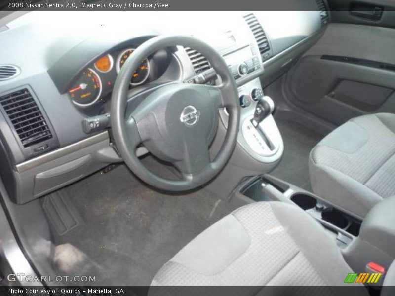 Magnetic Gray / Charcoal/Steel 2008 Nissan Sentra 2.0