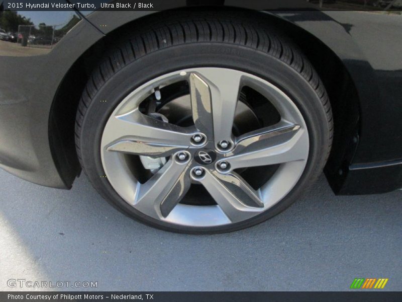 Ultra Black / Black 2015 Hyundai Veloster Turbo