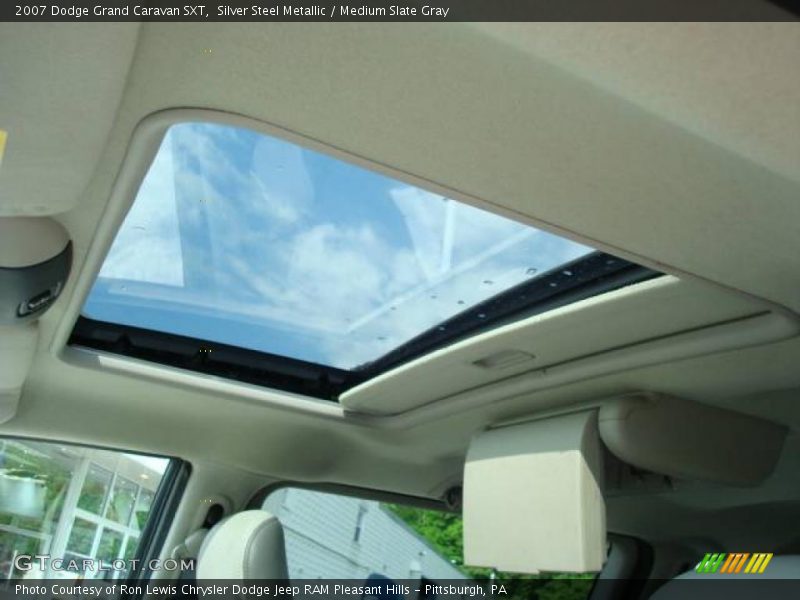 Silver Steel Metallic / Medium Slate Gray 2007 Dodge Grand Caravan SXT