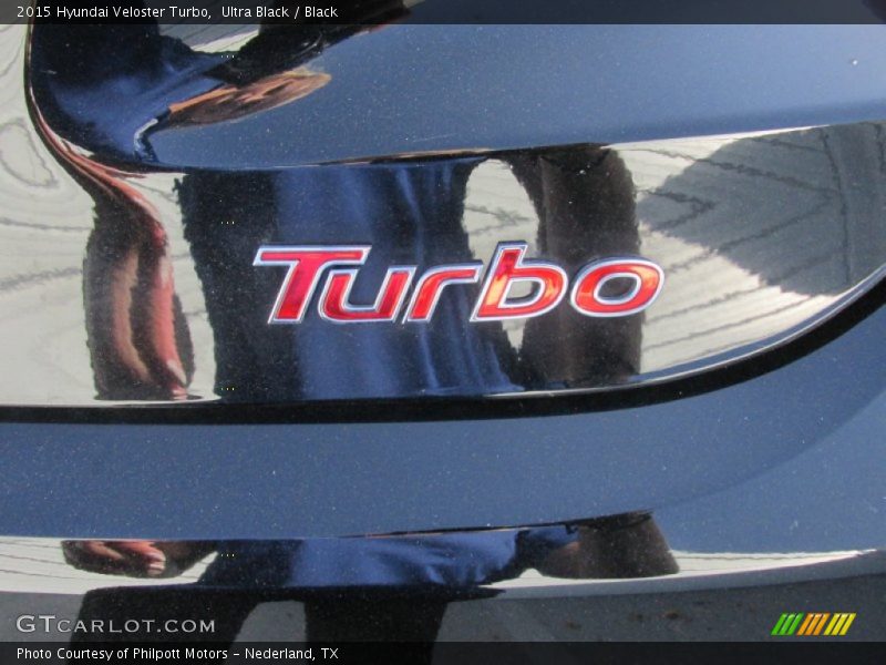 Ultra Black / Black 2015 Hyundai Veloster Turbo