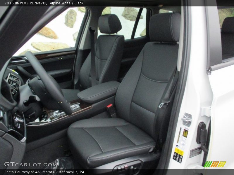 Alpine White / Black 2016 BMW X3 xDrive28i