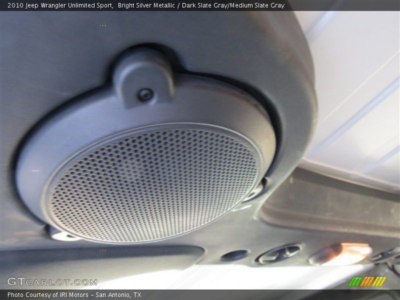Bright Silver Metallic / Dark Slate Gray/Medium Slate Gray 2010 Jeep Wrangler Unlimited Sport