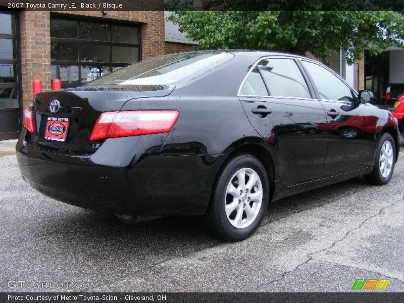 Black / Bisque 2007 Toyota Camry LE